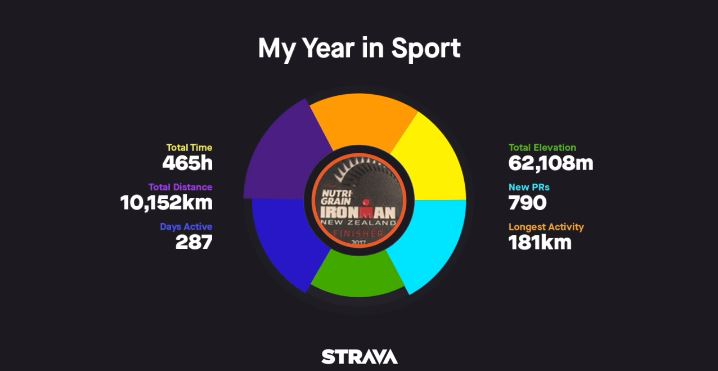 2017 Strava year in review